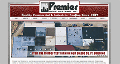 Desktop Screenshot of premierroof.com
